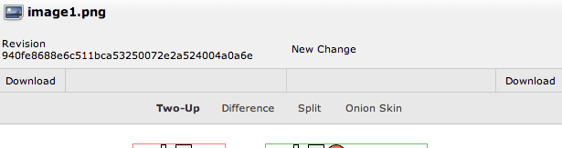This is getting very boxy. Could we maybe move the "Download" buttons up next to the revision names somehow?