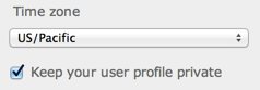 I think these should be "settings". After that, this page can maybe be renamed to "Account Information" or somesuch.