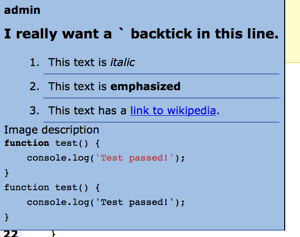 Can you go through and make sure that the styles of this match exactly what you see on the "View Reviews" page? Notably, all text should be the same size, and all displayed in a fixed-width font.