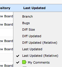 How would you feel about dimming out the rest of the dashboard table while this menu is visible?
