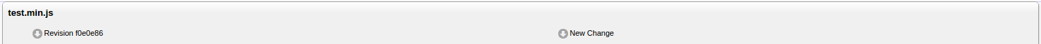 This is the header I mean. When "hidden", this should still appear and the table body should say something like:

"This file has been hidden due to it being a minified file. [Show diff]."